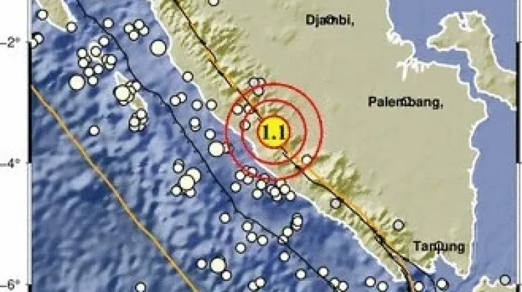 Rejang Lebong Diguncang Aktifitas Gempa Kecil