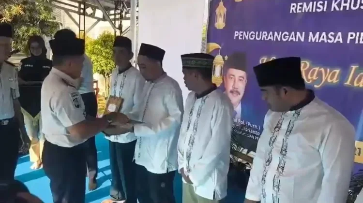 Satu Terpidana Lapas Bentiring Bebas Langsung di Hari Raya Idul Fitri 1447 H