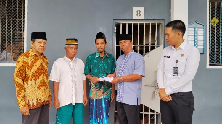 Idul Fitri 1447 H, Lapas Arga Makmur Menyalurkan Zakat Fitrah ke WBP