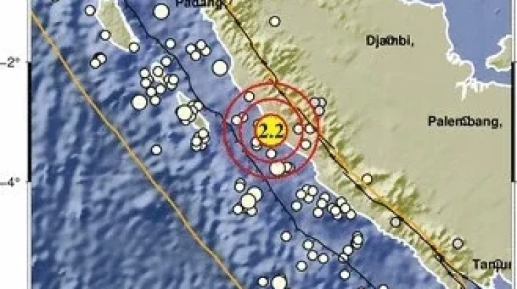Dinihari Tadi Bengkulu Diguncang Aktivitas Gempa 2 Kali
