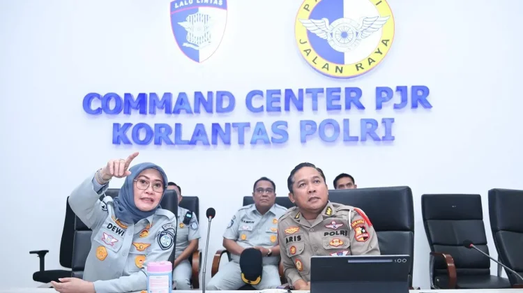 JR Bersama Korlantas Polri Pastikan Kesiapan Arus Balik Idulfitri 2026