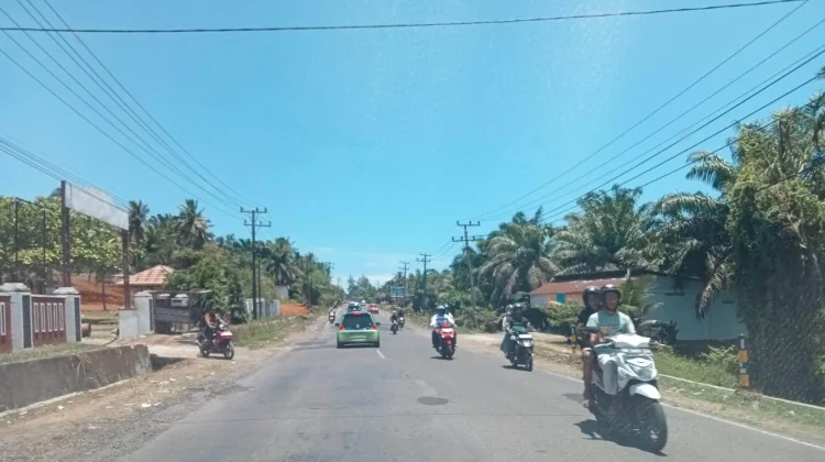 Arus Balik Lebaran 1447 H di Jalinsum Mukomuko Terpantau Ramai Lancar
