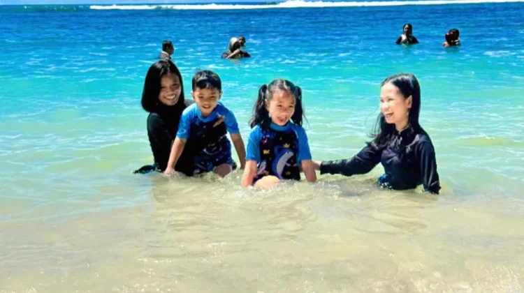 Pantai Laguna Jadi Primadona Wisatawan saat Libur Lebaran