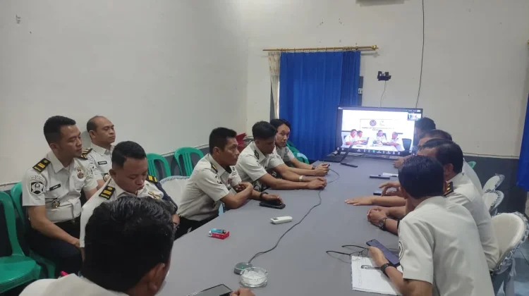 Lapas Arga Makmur Gelar Halal Bihalal secara Virtual Bersama Kemenhumham