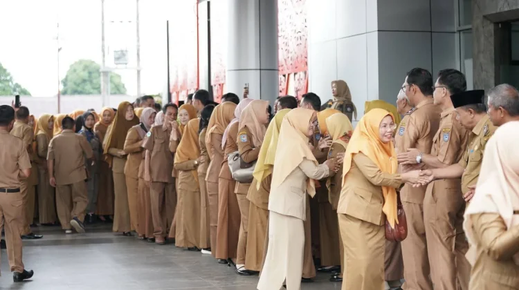 Halal Bihalal, Bupati Bengkulu Utara Tekankan Kekompakkan ASN