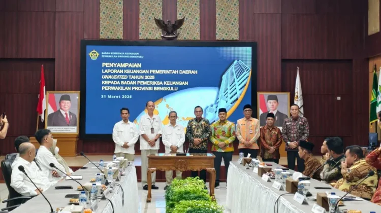 Pemkab Seluma Serahkan LKPD 2025 Unaudited ke BPK Bengkulu