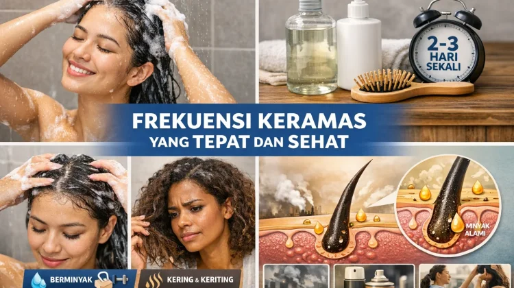 Frekuensi Keramas yang Tepat dan Sehat