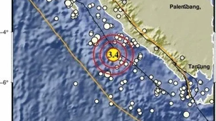 Enggano Diguncang  Gempa Dengan Magnitudo 3.4