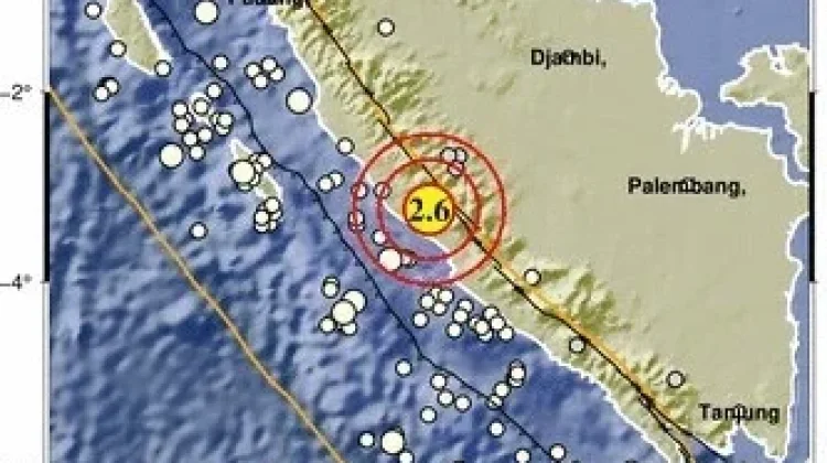 Lebong Diguncang  Gempa Dengan Magnitudo 2.6