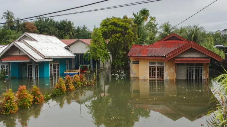 Banjir di Kota Bengkulu Semakin Tinggi