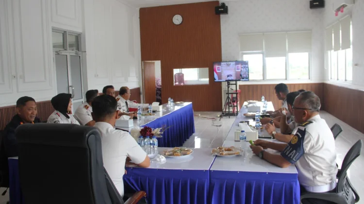 Perkuat Pelayanan , Rutan Bengkulu Ikuti Arahan Dirjenpas