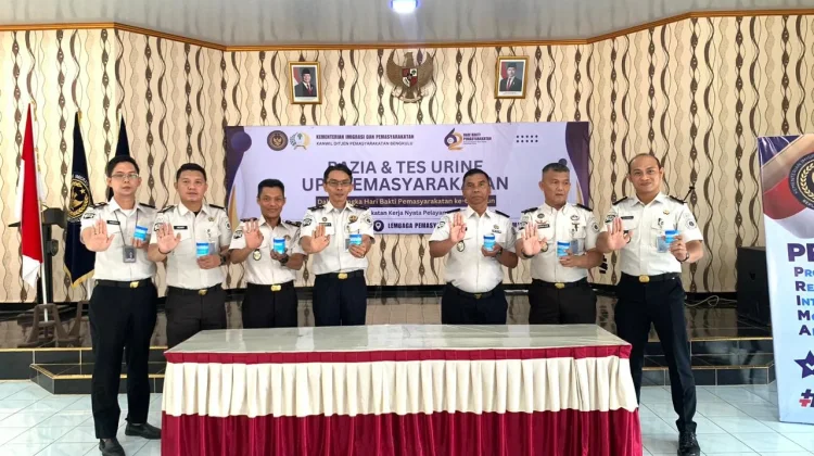 Perkuat Pengawasan, Lapas Arga Makmur Ikuti Pengukuhan Satops Patnal