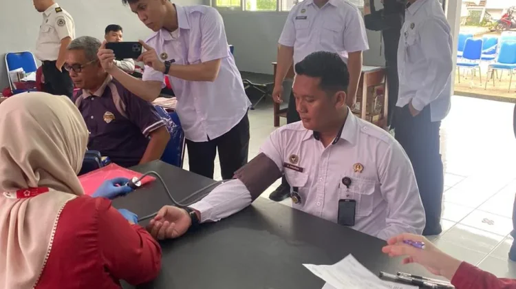 jelang HBP ke-62, Rutan Bengkulu Gelar Aksi Donor Darah