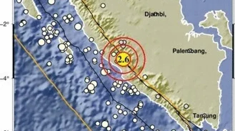 Siang Ini Bengkulu Utara Diguncang Gempa Sebanyak 2 Kali