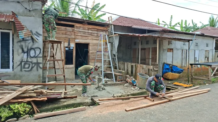 Kodim 0407/KB RTLH Rumah Warga Selebar Kota Bengkulu
