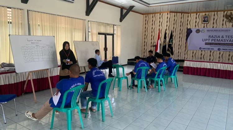 17 WBP Lapas Arga Makmur Ikuti Pendidikan Kesetaraan
