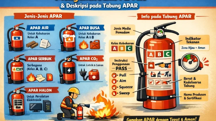 Jangan Sampai Salah! Kenali Jenis APAR dan Cara Pakainya