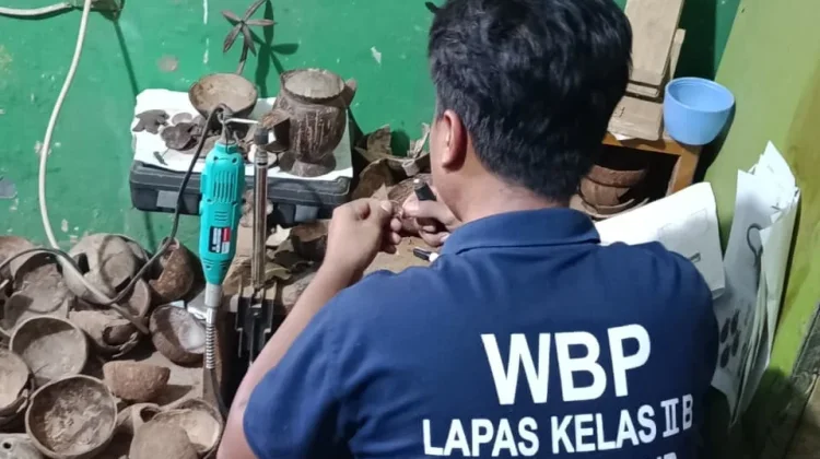 WBP Lapas Arga Makmur kolaborasi dengan LPK BAM lakukan Latihan kemandirian