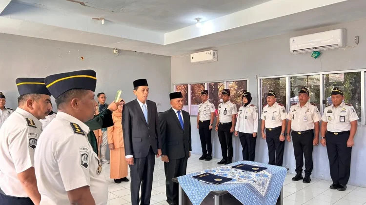 Kalapas Arga Makmur Hadiri Sumpah Jabatan Manajerial Kanwil Ditjenpas Bengkulu