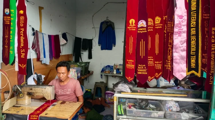 Pelaku UMKM Bordir di Bengkulu Mengeluh Harga Bahan Baku Naik