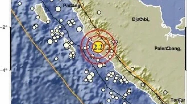 Dinihari Tadi Mukomuko Diguncang  Gempa Dengan Magnitudo 2.2