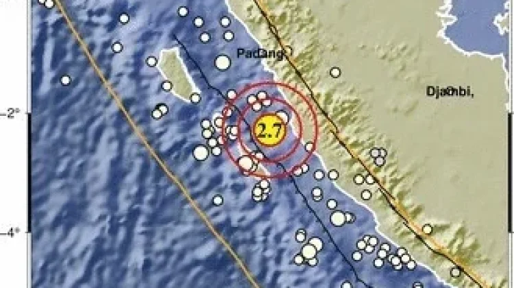 Mukomuko Diguncang Gempa Dengan Magnitudo 2.7 pada Pagi Hari