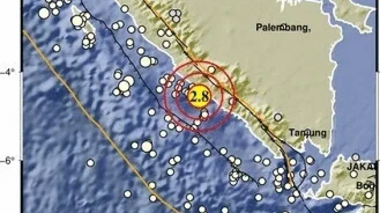 Bengkulu Selatan Diguncang  Gempa Dengan Magnitudo 2.8
