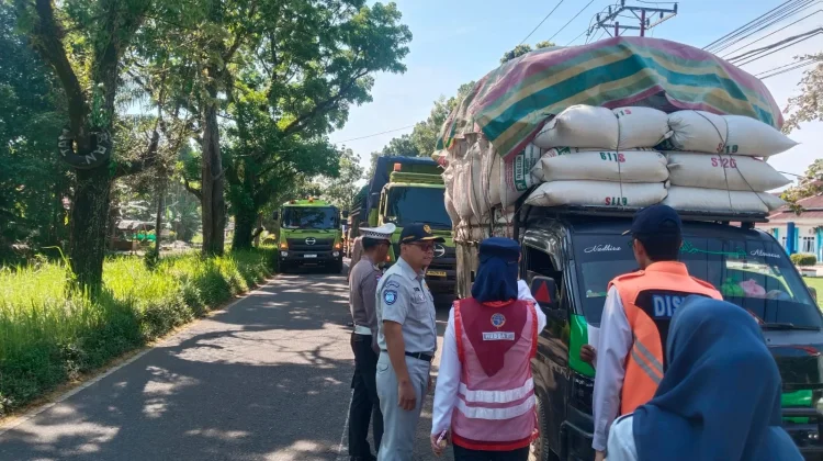 Jasa Raharja Bengkulu Sosialisasi dan Pengawasan Angkutan ODOL di Betungan
