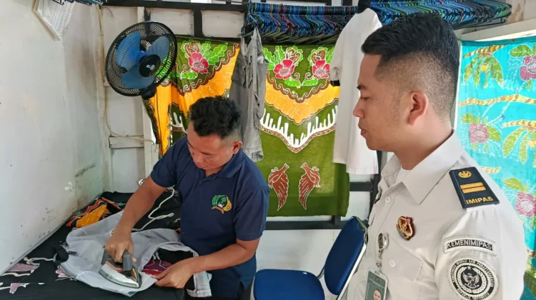 Bina Keterampilan, WBP Lapas Arga Makmur Laundry secara Optimal
