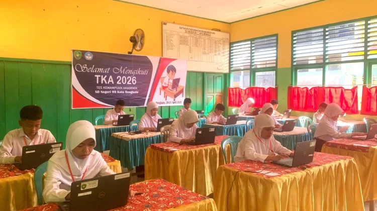 Pelaksanaan TKA di Provinsi Bengkulu Berlangsung Lancar