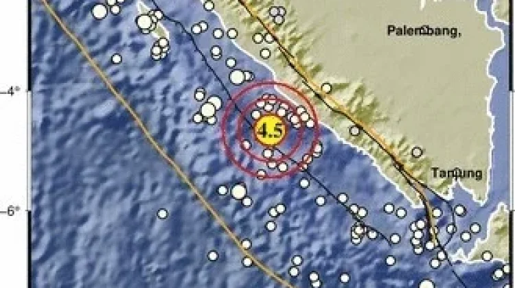 Enggano Diguncang Gempa Dengan Magnitudo 4.5