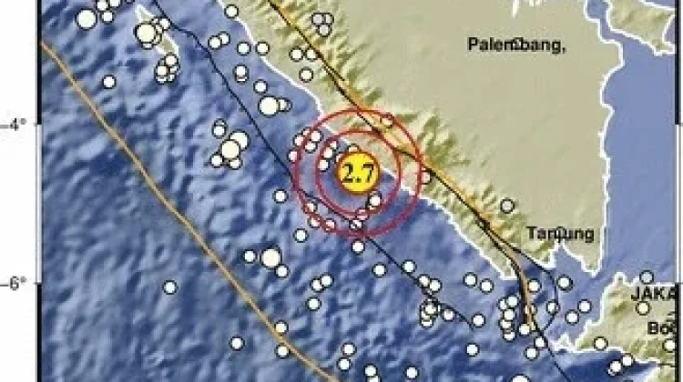 Bengkulu Selatan Diguncang Gempa Dengan Magnetudo 2.7