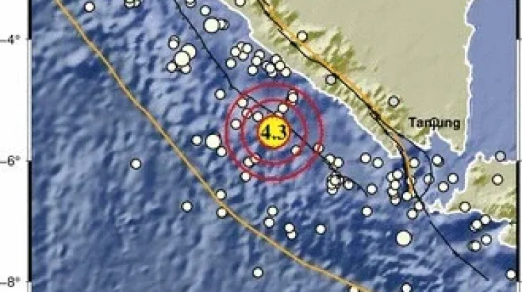 Enggano Diguncang  Gempa Dengan Magnitudo 4.3