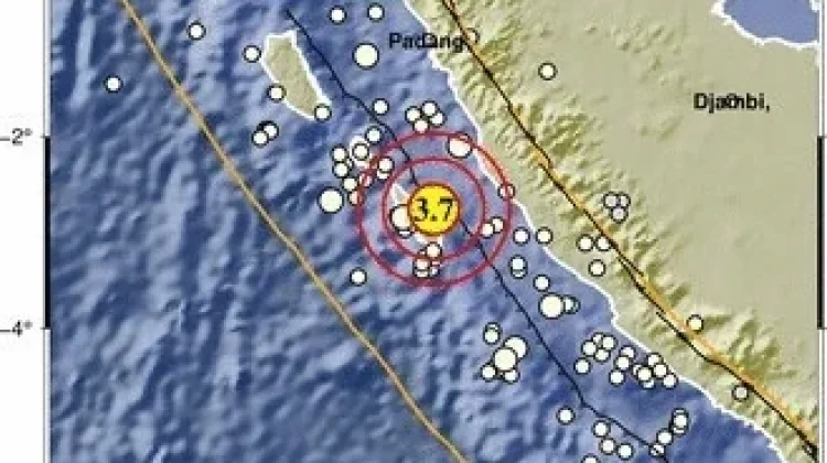 Mukomuko Diguncang  Gempa Dengan Magnitudo 3.7