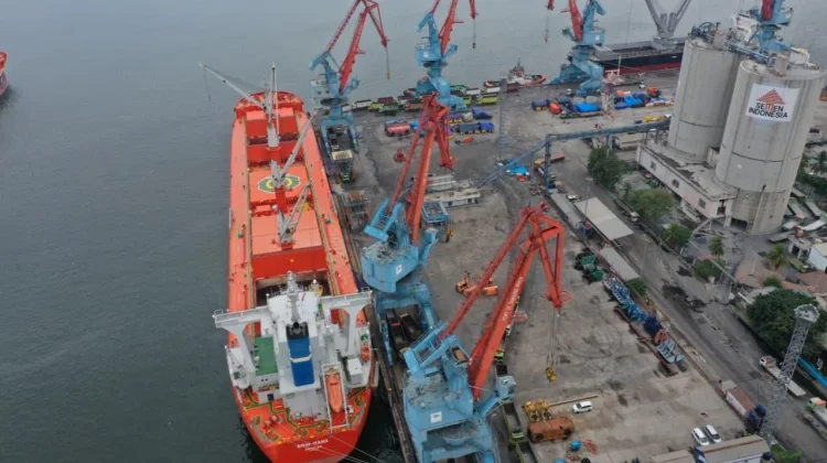 Arus Cair Mengalir, Kinerja Pelabuhan PTP Nonpetikemas Tanjung Priok Terangkat