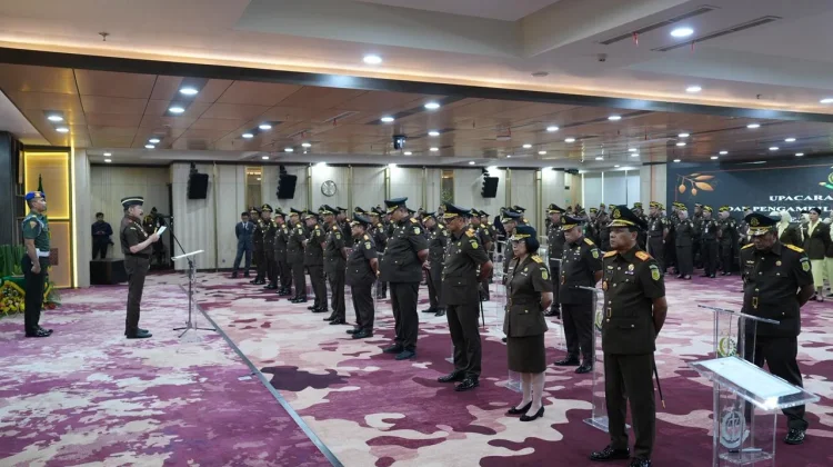 Jaksa Agung Republik Indonesia Burhanuddin Melantik Kajati Bengkulu