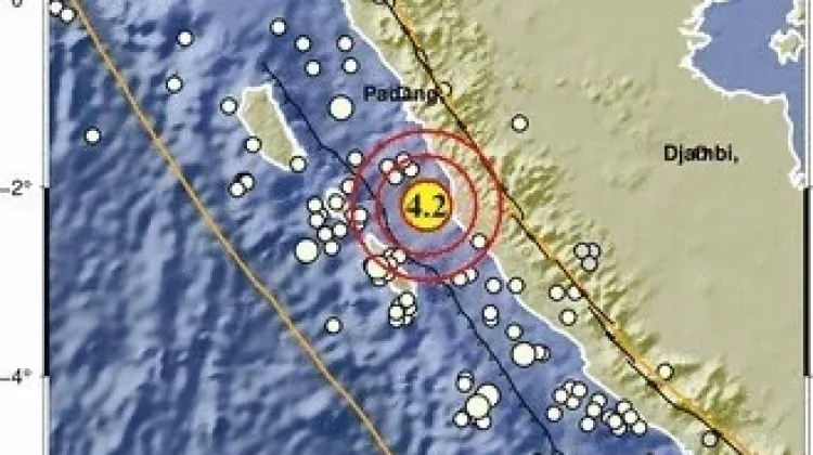 Malam Tadi Mukomuko Diguncang Gempa Dengan Magnitudo 4.2