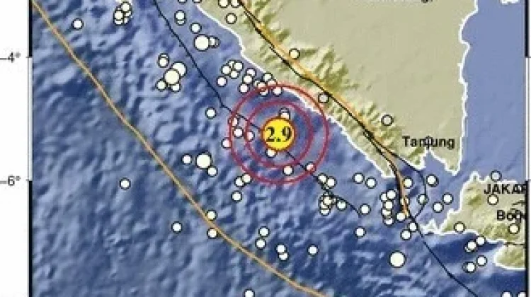 Pagi ini  Enggano Diguncang Gempa Dengan Magnitudo 2.9