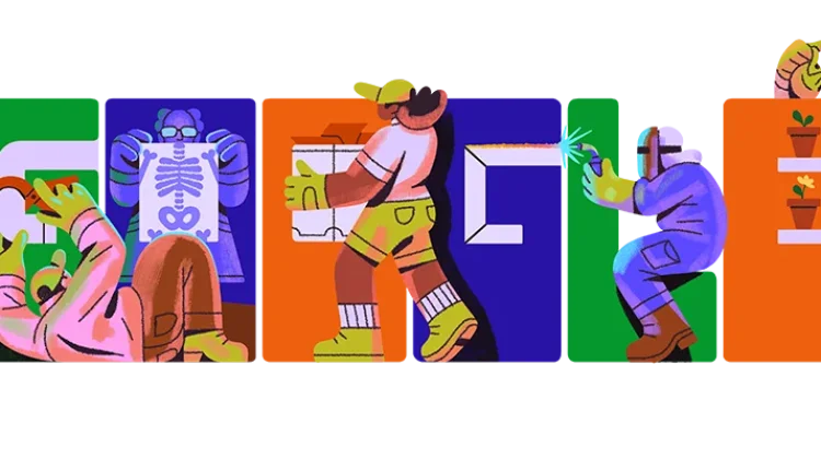 Google Rayakan Hari Buruh 2026 dengan Google Doodle