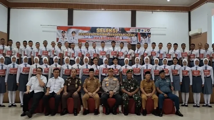 Seleksi Paskibraka Provinsi Bengkulu 2026 Resmi Dimulai, 51 Pelajar Ikuti Tahapan