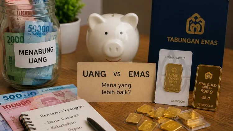 Menabung Uang atau Menabung Emas: Mana yang Lebih Baik?