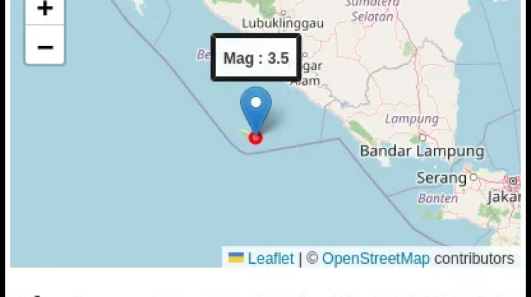 Malam Ini Enggano Diguncang Gempa 2 Kali