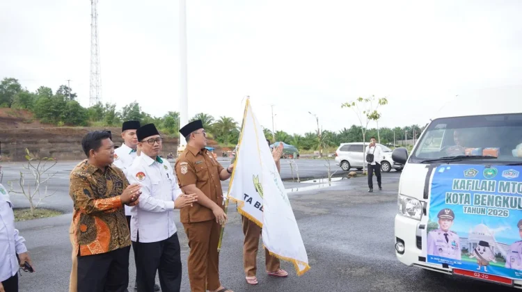 Pemkot Bengkulu Lepas 33 Kafilah MTQ ke-37 Tingkat Provinsi Bengkulu