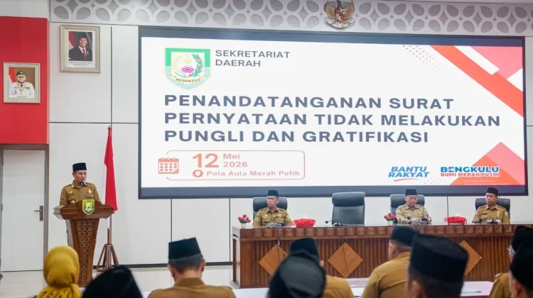 Sekda Bengkulu Tegaskan Komitmen Nol Pungli dan Penguatan Program Bantu Rakyat