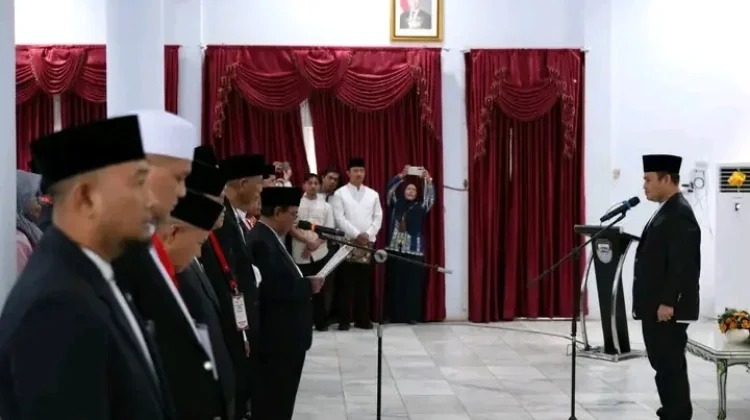 Sekda Herwan Antoni Lantik Dewan Hakim MTQ Provinsi 2026