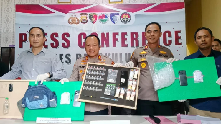 Polres Bengkulu Utara Berhasil Amankan 16,8 Gram Sabu