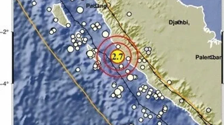 Mukomuko Diguncang Gempa Dengan Magnitudo 2.7