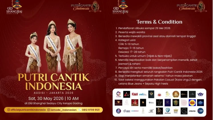 Old Shanghai Sedayu City Jadi Lokasi Big Audisi Putri Cantik Indonesia 2026