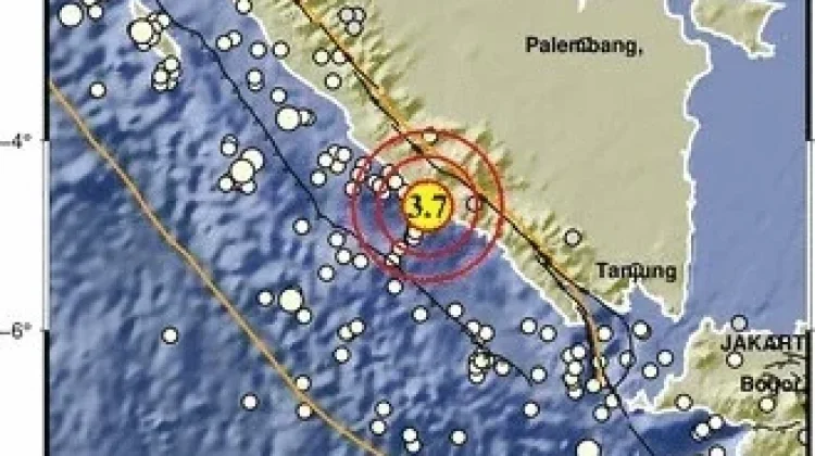 Malam Ini Kaur  Diguncang  Gempa Dengan Magnitudo 3.7