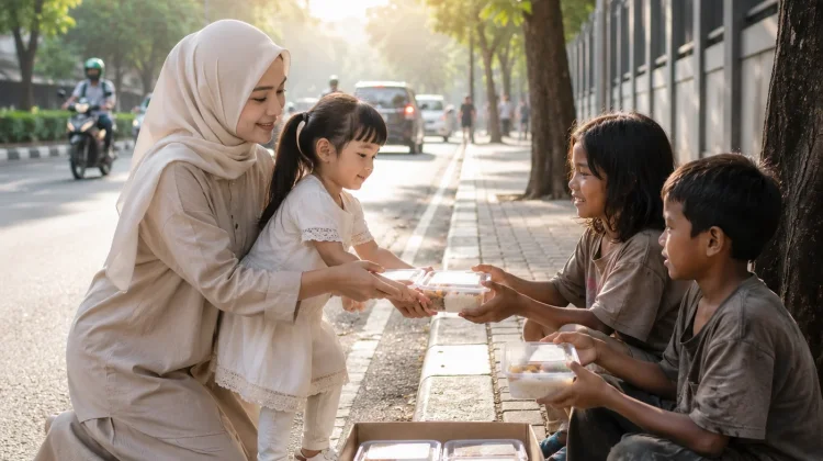Mengajarkan Anak bahwa Berbagi Itu Indah